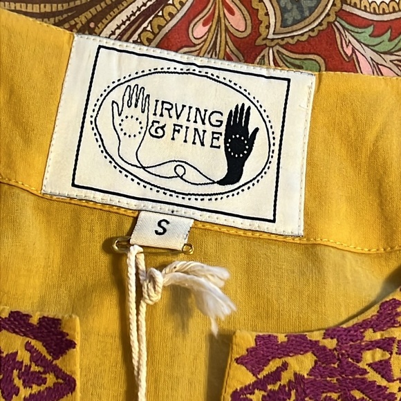 🆕 IRVING & FINE Tunic Top Blouse Or Coverup - Picture 7 of 11